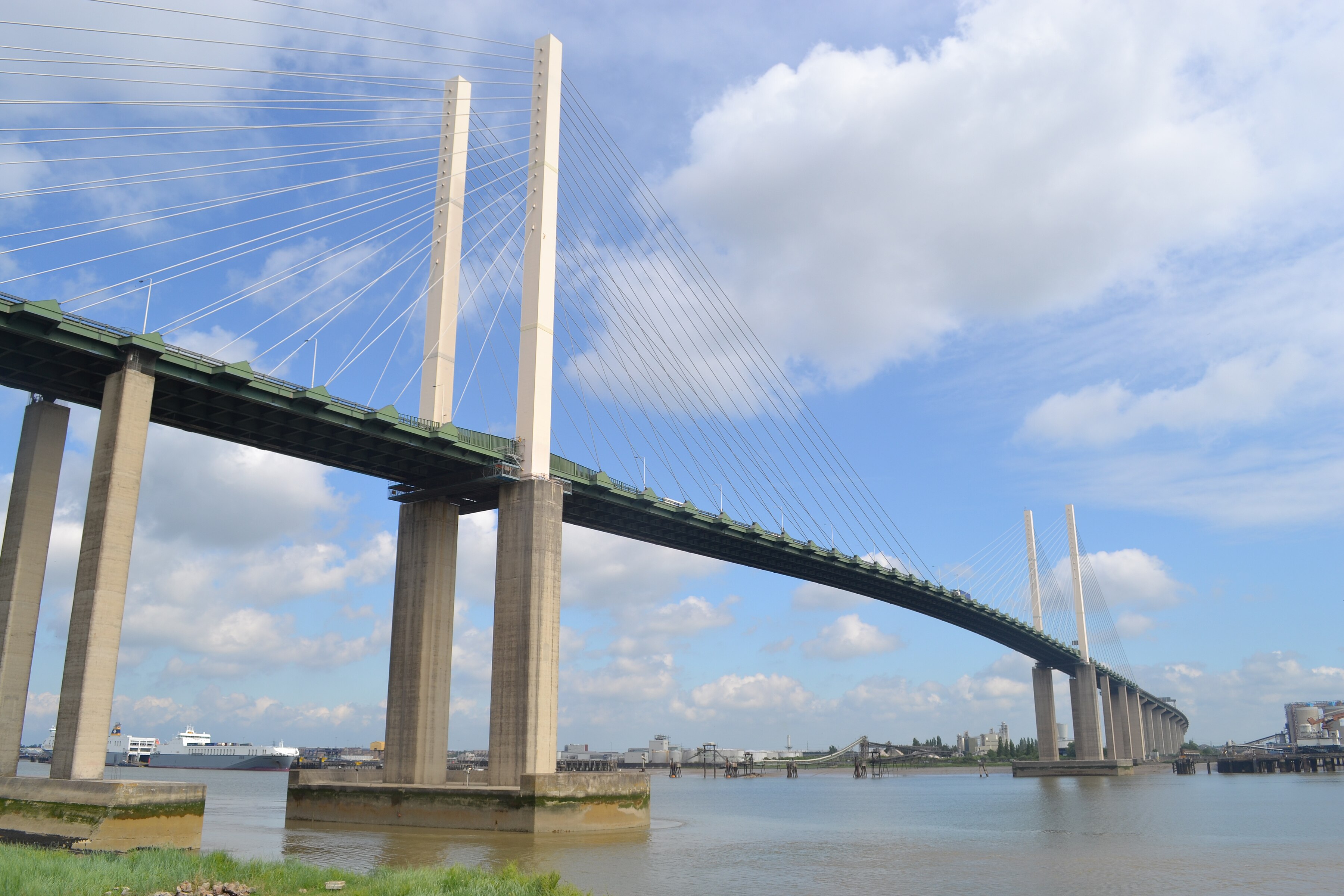Queen Elizabeth II Bridge at Dartford Crossing