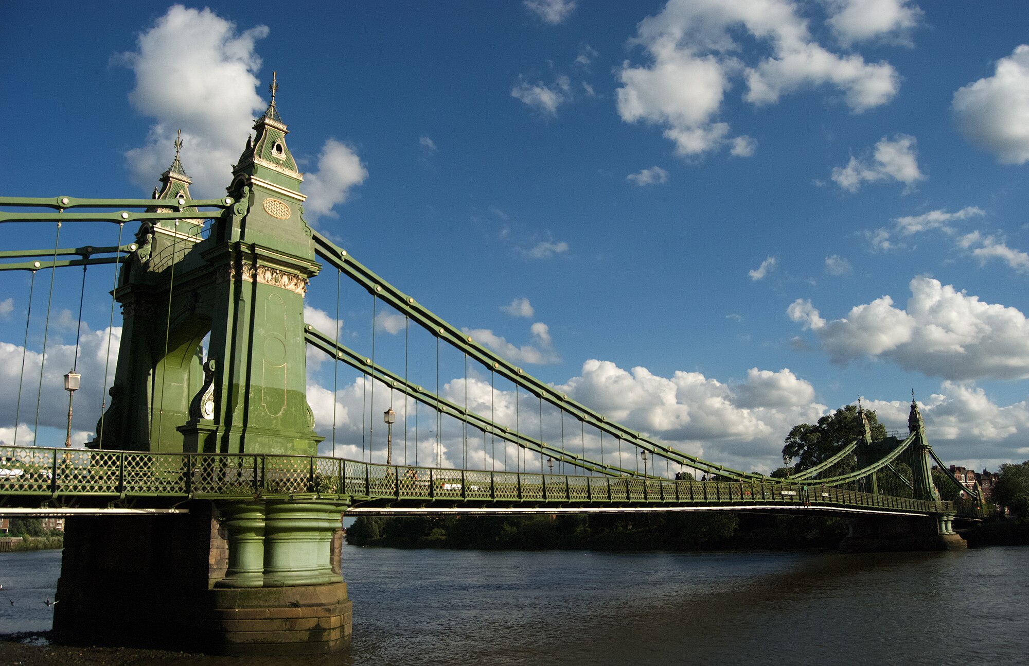 Hammersmith Bridge in Hammersmith and Fulham